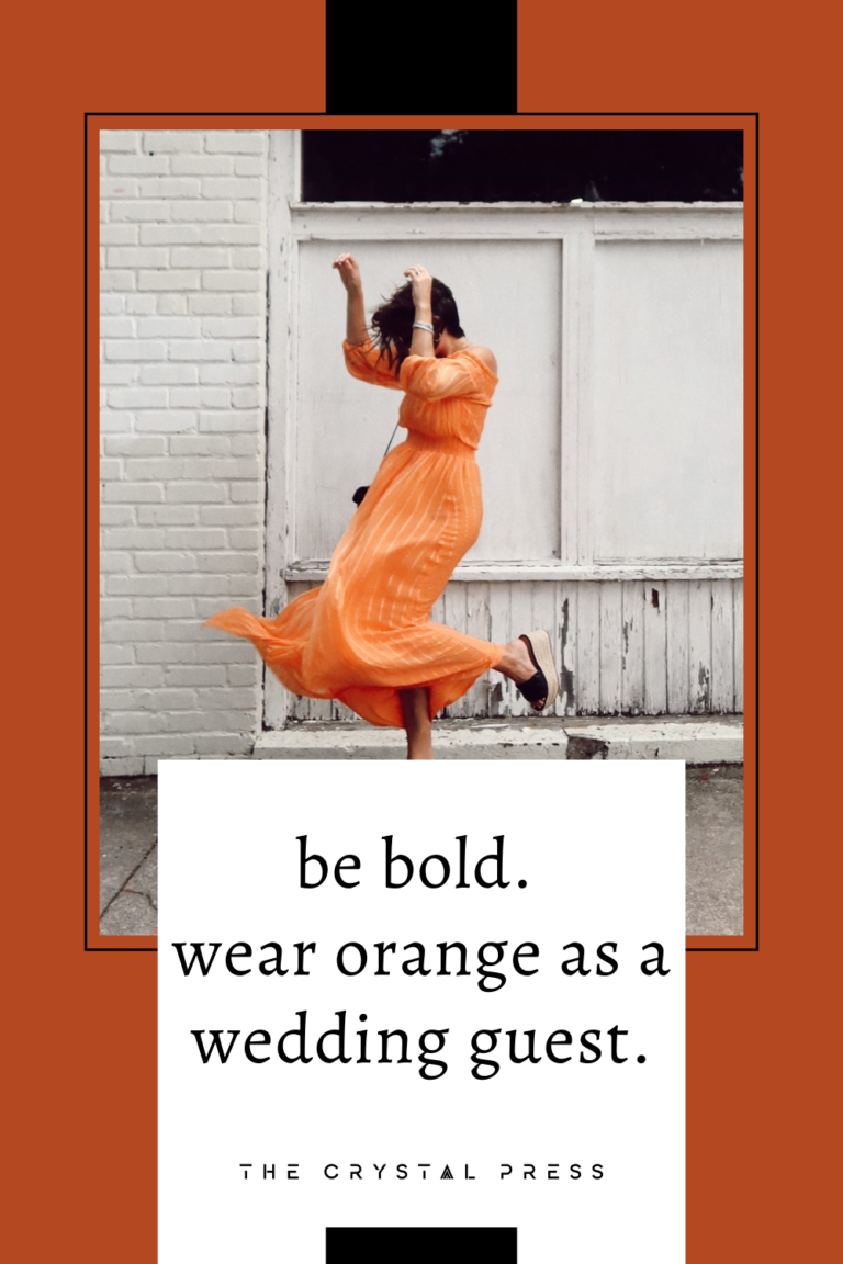 Spotlight on: Orange Wedding Guest Dresses | the crystal press fashion blog